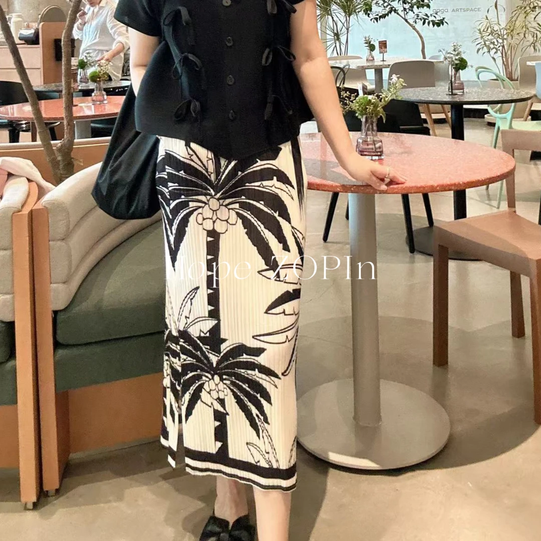 【大G精选】“惊喜假日” 设计感艺术印花半裙