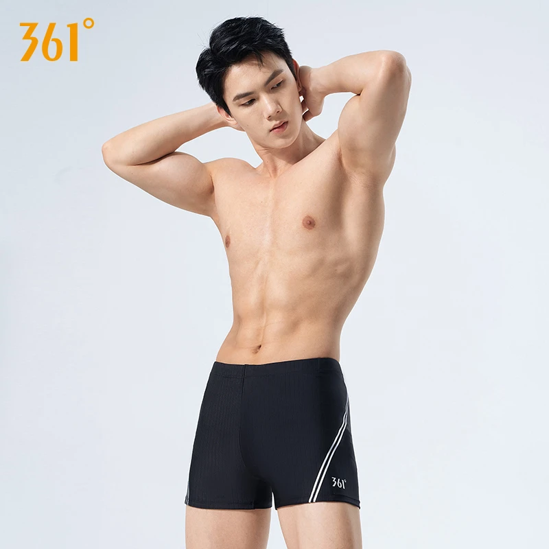361°泳裤男款平角男士泳裤2024新款游泳裤男款专业温泉泳裤游泳裤