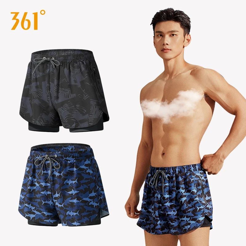 361°泳裤男士2024新爆款宽松专业平角防尴尬温泉游泳衣夏季沙滩裤