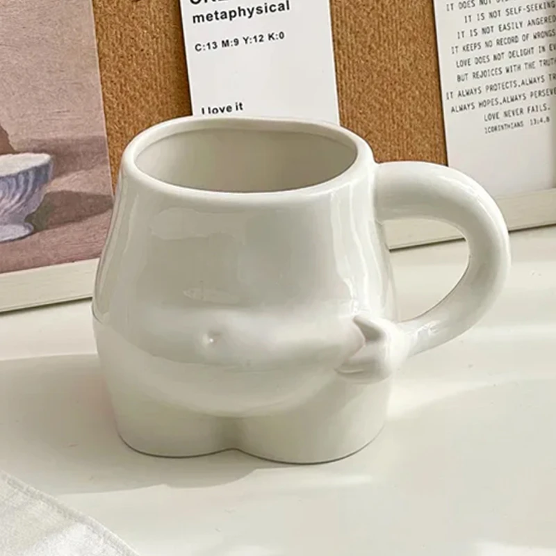 家用ins高颜值可爱女生陶瓷杯牛奶早餐咖啡杯奇葩礼物咖啡杯