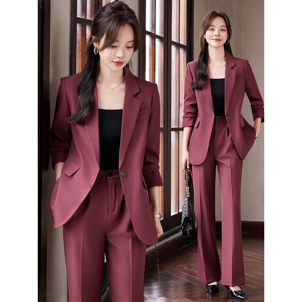 休闲西装外套女2024新款秋季职业装气质女神范高端正装西服工作装