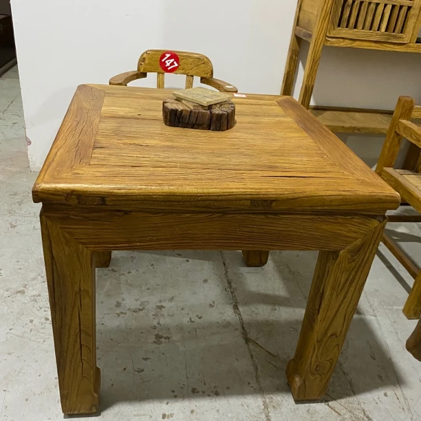 好风化老榆木八仙桌，供桌