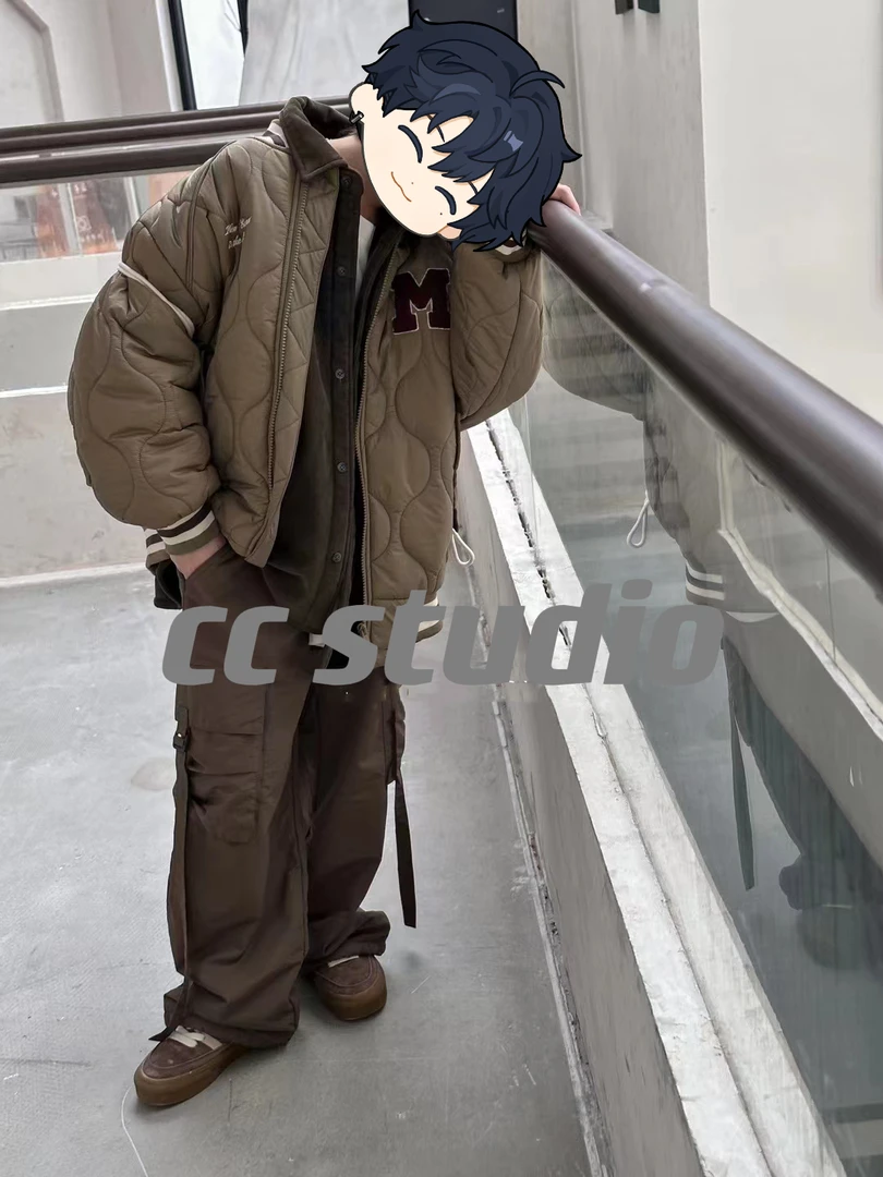 CCYU 字母刺绣棉服8073