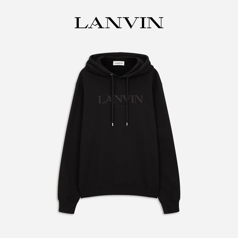 LANVIN浪凡 男士 LOGO 纯色套头卫衣