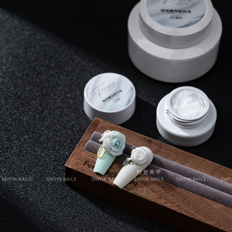新品美甲韧性雕花胶弹力雕花胶不易断裂免洗大容量包装指甲造型胶