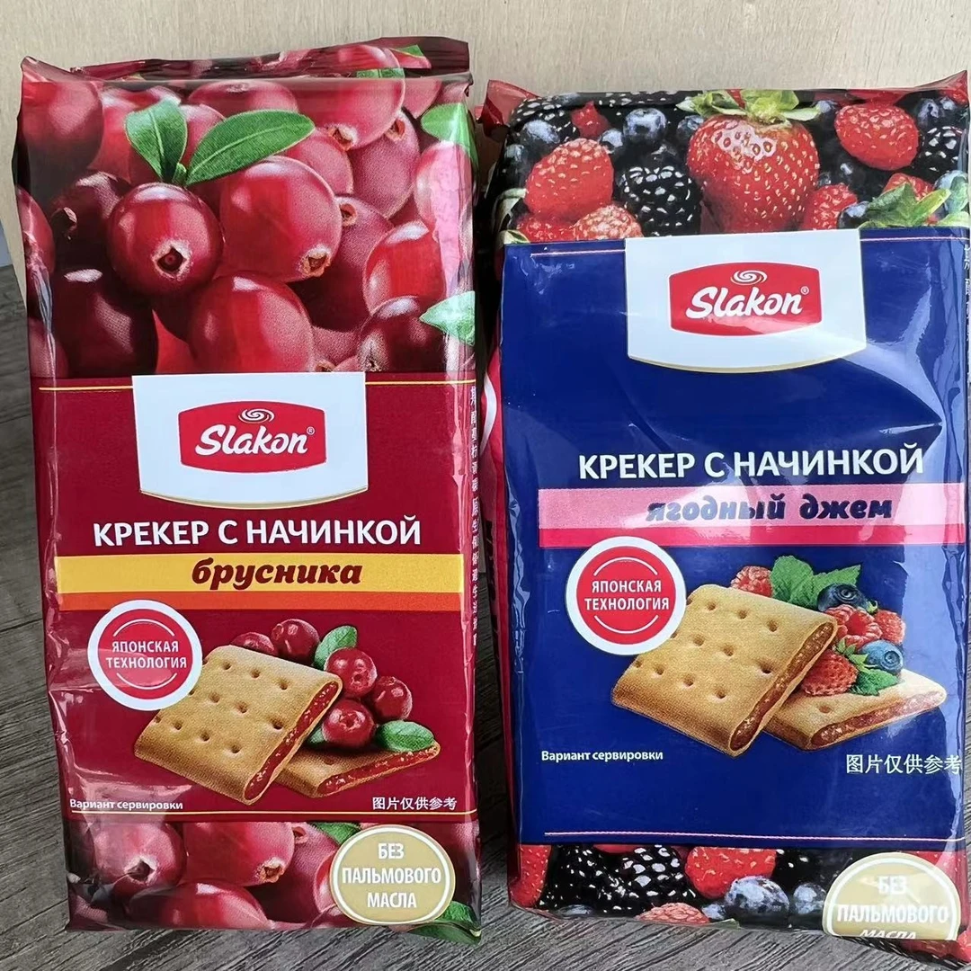 俄罗斯进口果酱夹心饼干