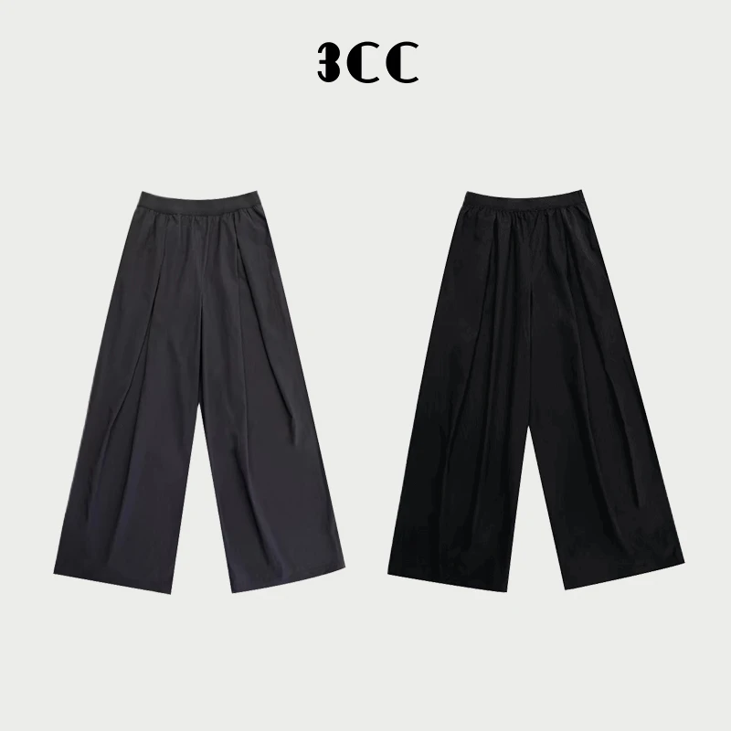 3CC‘防晒山本裤’空气感弹力腰舒适松弛感休闲裤薄款速干长裤 8106