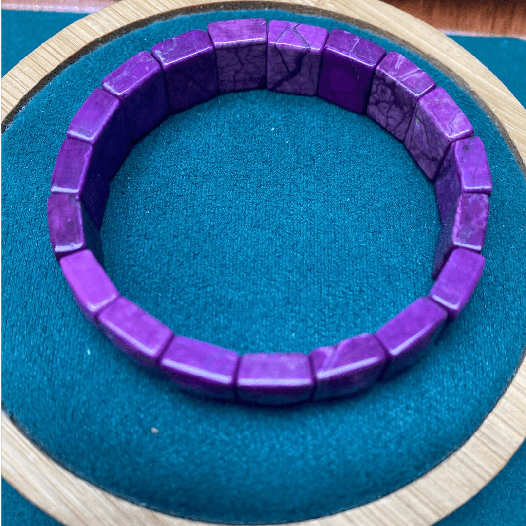 飞哥推荐手链 皇家紫  方型切面手牌S124