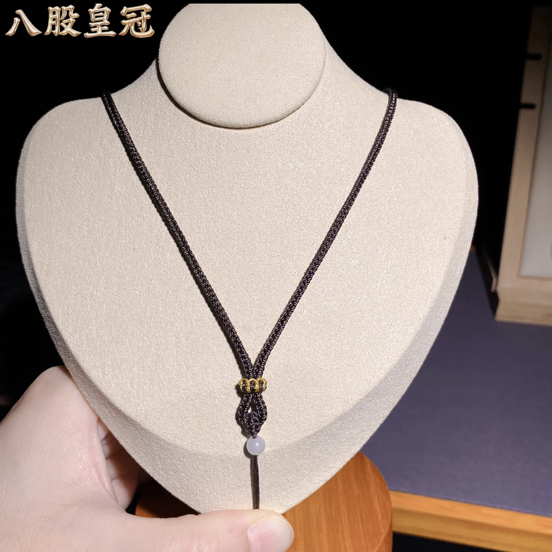 非金属布艺项链 【八股皇冠】纯手工编织锁骨链