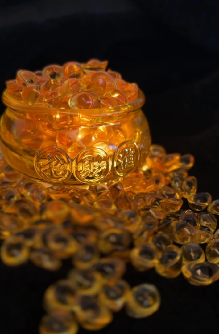 招财进宝聚宝盆元宝摆件创意黄色貔貅麒麟财神弥勒佛金钱鎏金