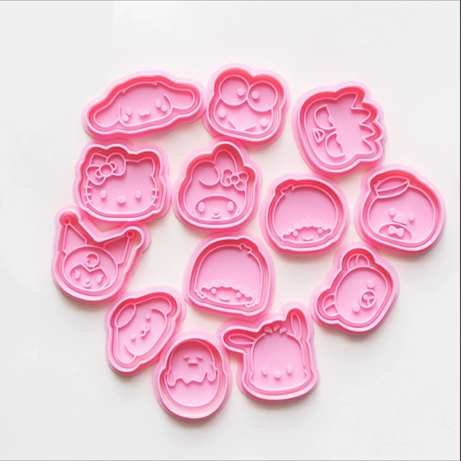 迷你三丽欧日本卡通饼干模具家用3d立体按压黄油饼干手工烘焙模具