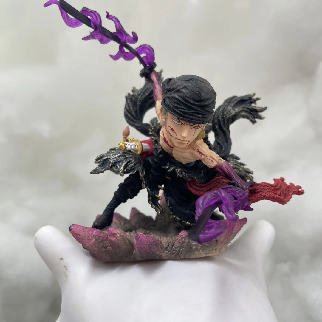 bbf浴血索隆 全涂装 阎魔二刀 流海贼王动漫周边模型手办雕像摆件