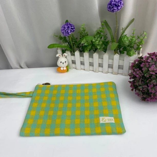 安妮紫安原创手工布艺包iPad收纳包化妆包公文包资料包