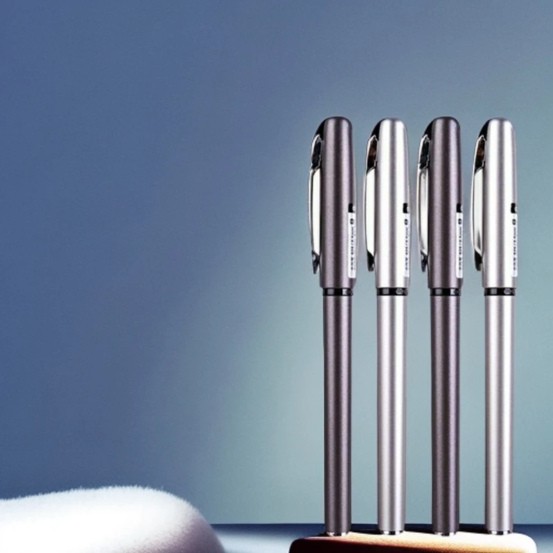 得力中性笔水性笔耐用签字商务笔0.5mm耐用速干中性笔适合签字笔