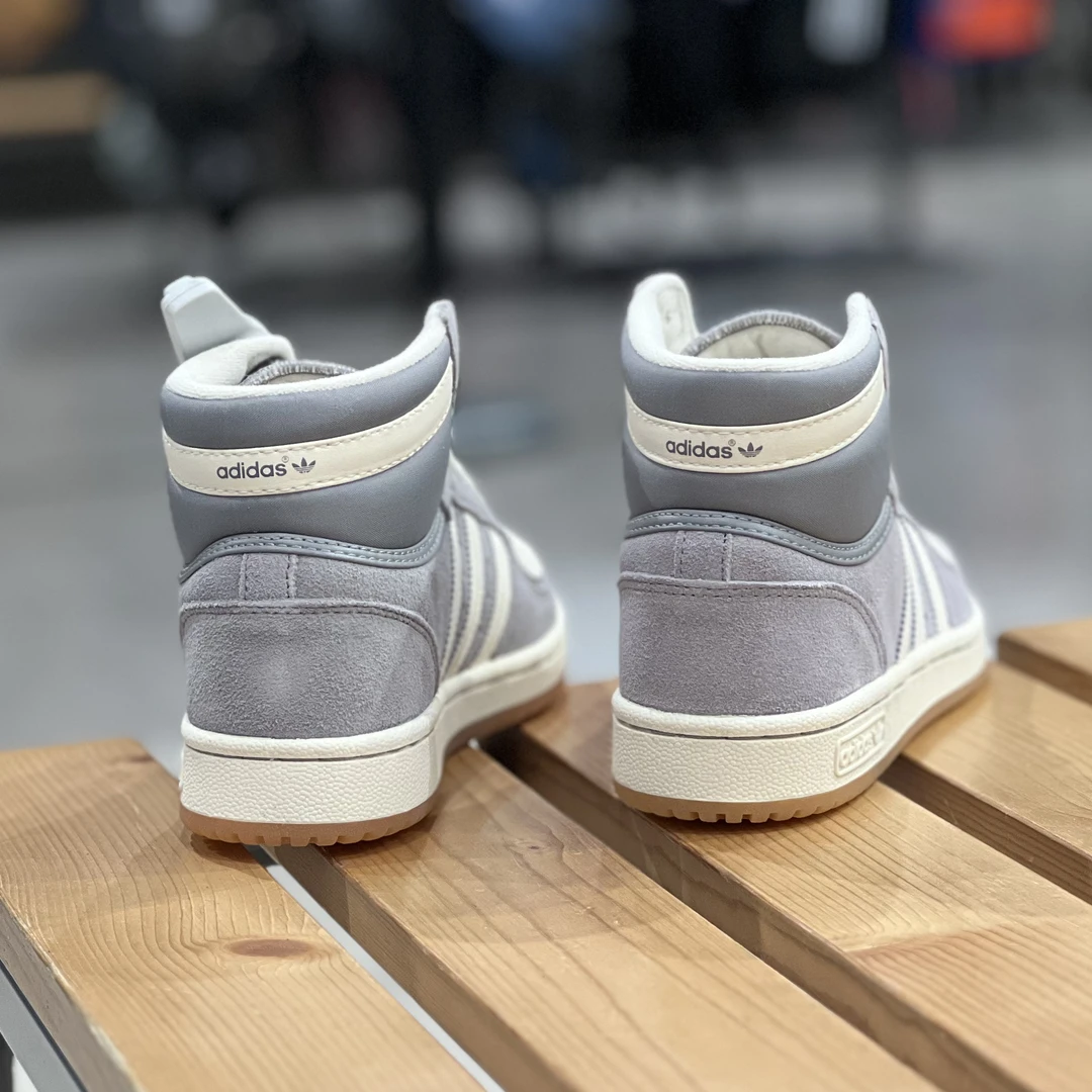 Adidas阿迪达斯正品三叶草新款男鞋复古高帮休闲运动鞋板鞋FZ6201