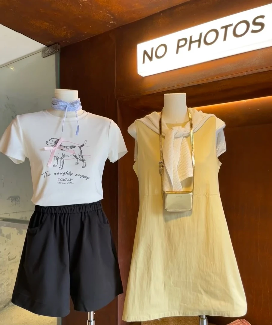 “明天见”韩系连衣裙/韩系T恤/小衫/外套/专属链接（备注编码下单）