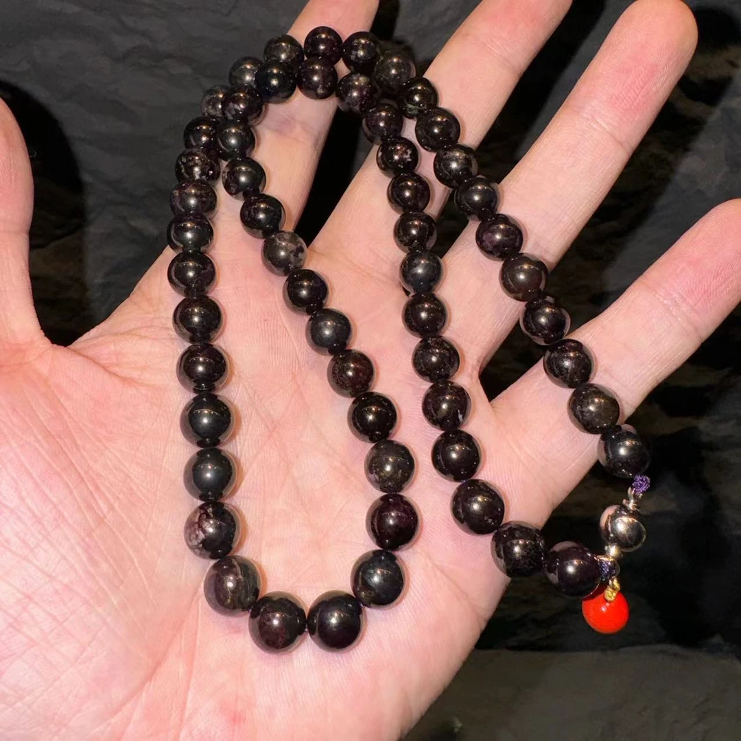 【黑胖珠宝】舒俱来DIY朱砂老油紫项链 多样性发一 QX204