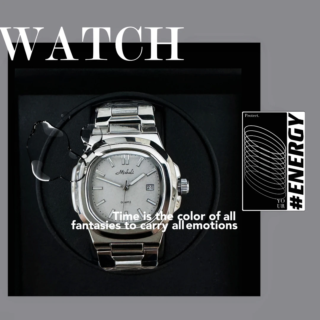 逅来者-大气时尚螺盘石英腕表