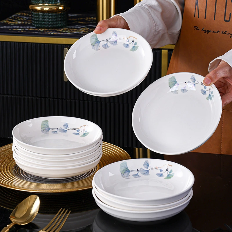 【工厂直发】10支美好时光6.25英寸菜盘果盘餐盘吐骨碟餐具贰