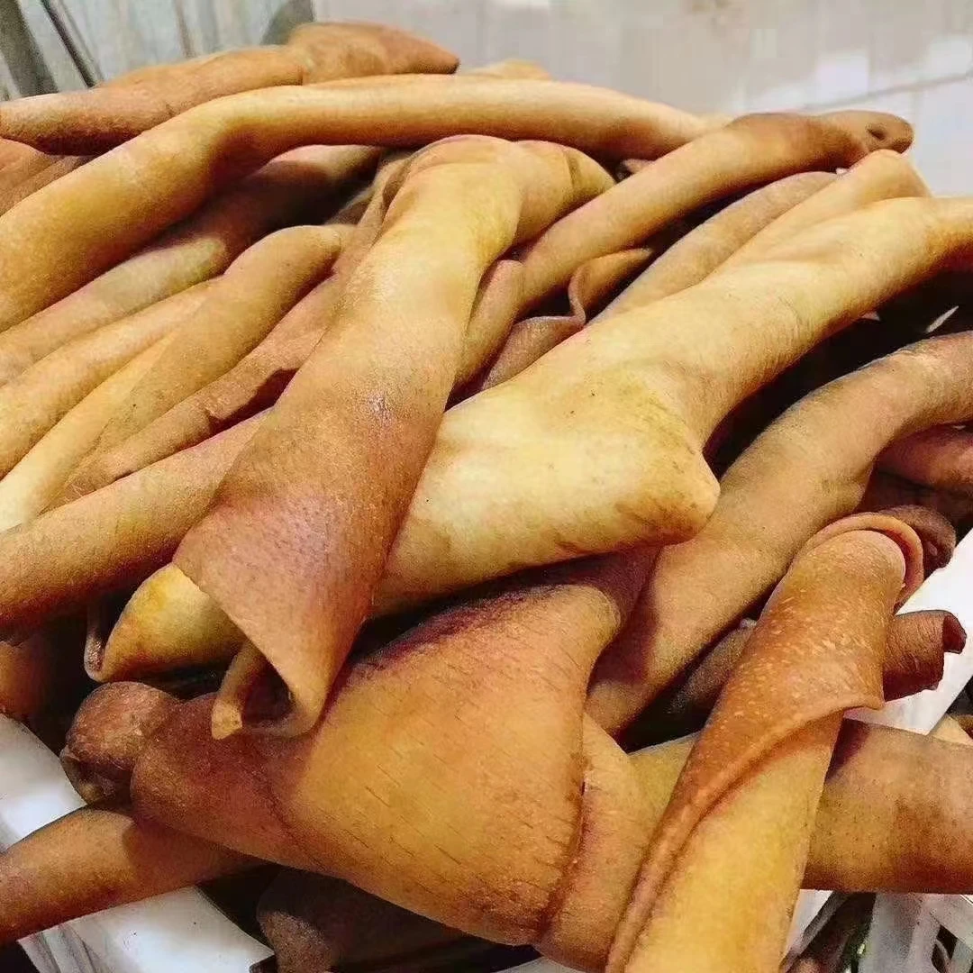 湖北恩施烟熏腊猪皮烧洗干净无油烟熏腊香味浓郁