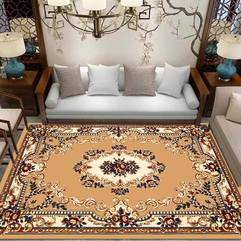 【金钟花】240x360欧式客厅卧室吸水防滑百搭客厅轻奢茶几垫地毯