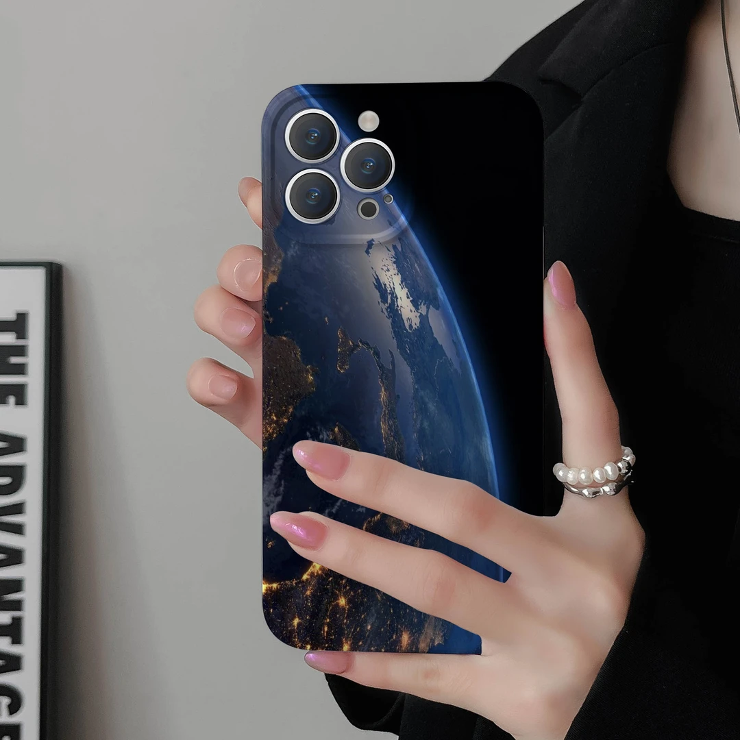 暗黑太空适用苹果华为vivo小米oppo红米荣耀iPhone13手机菲林硬壳