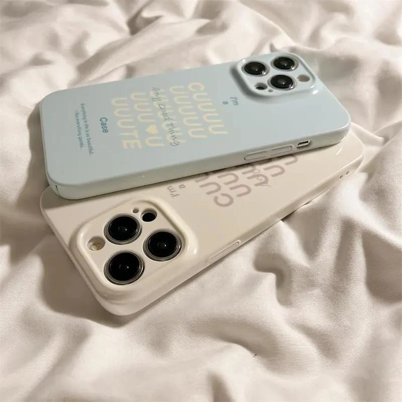 小众个性简约英文适用华为vivo小米苹果oppo荣耀一加手机菲林硬壳