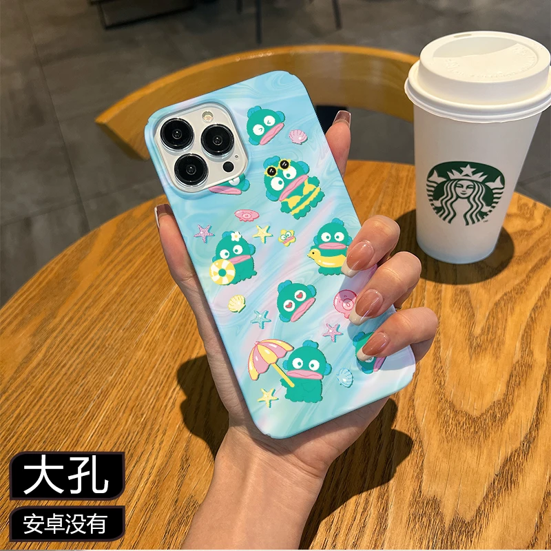 炫彩丑鱼卡通可爱适用于华为iPhone小米手机菲林硬壳创意潮ins