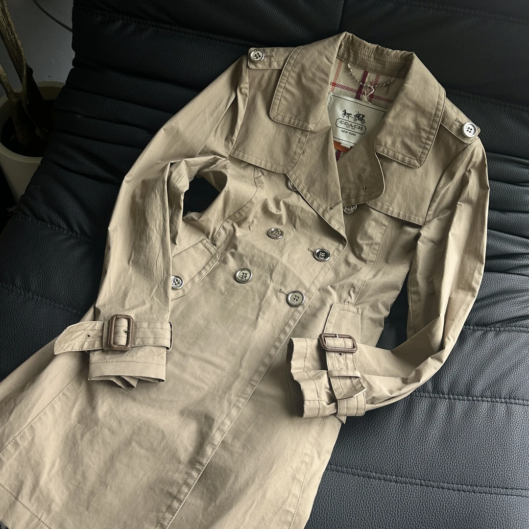 99新 COACH/蔻驰 COACH蔻驰经典款风衣
