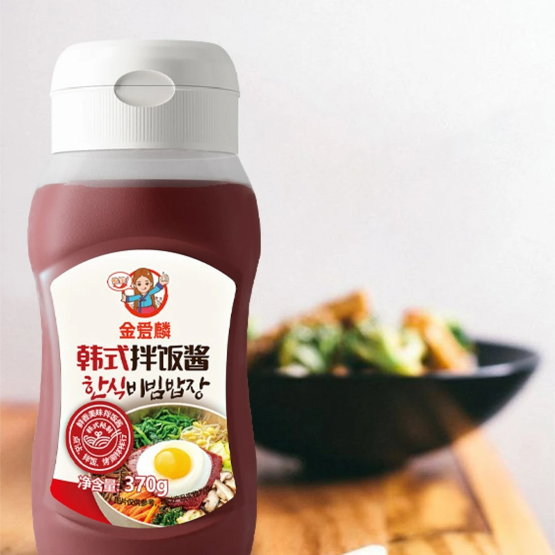 Kimaelin/金爱麟拌饭酱370克/瓶朝鲜族拌饭酱包饭酱赠海苔碎3袋