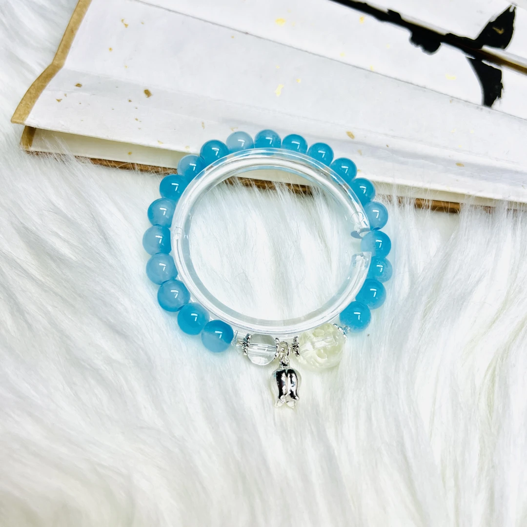 琉璃手工串珠B18《满10条包邮，否则运费到付》