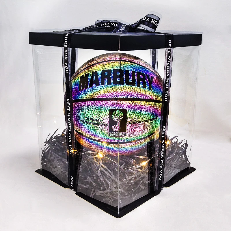 7号标准成人篮球反光发光夜光变色篮球耐磨男女生篮球5号训练