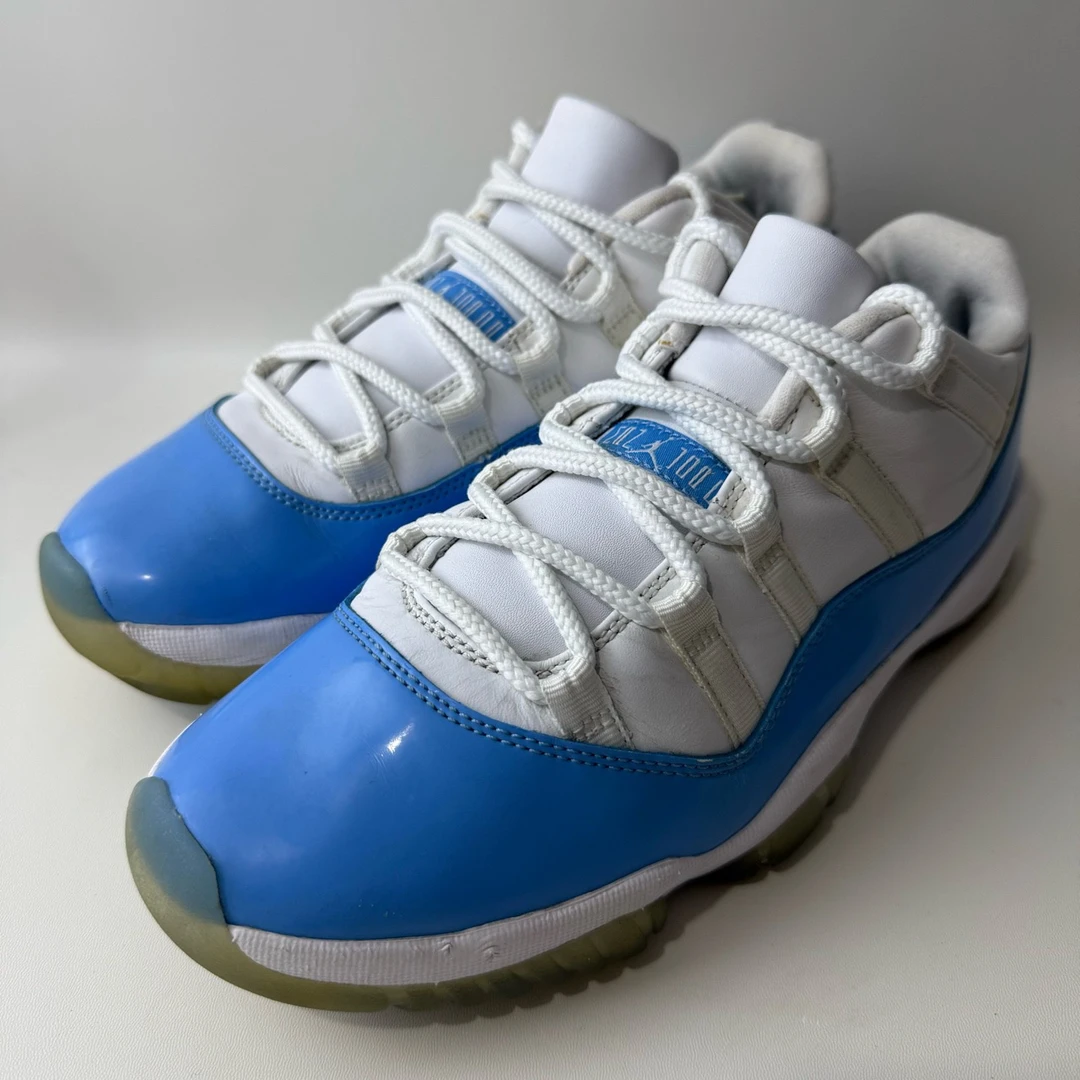 90新 AIR JORDAN 40.5码 耐克nike aj11 北卡蓝 篮球鞋编号6388