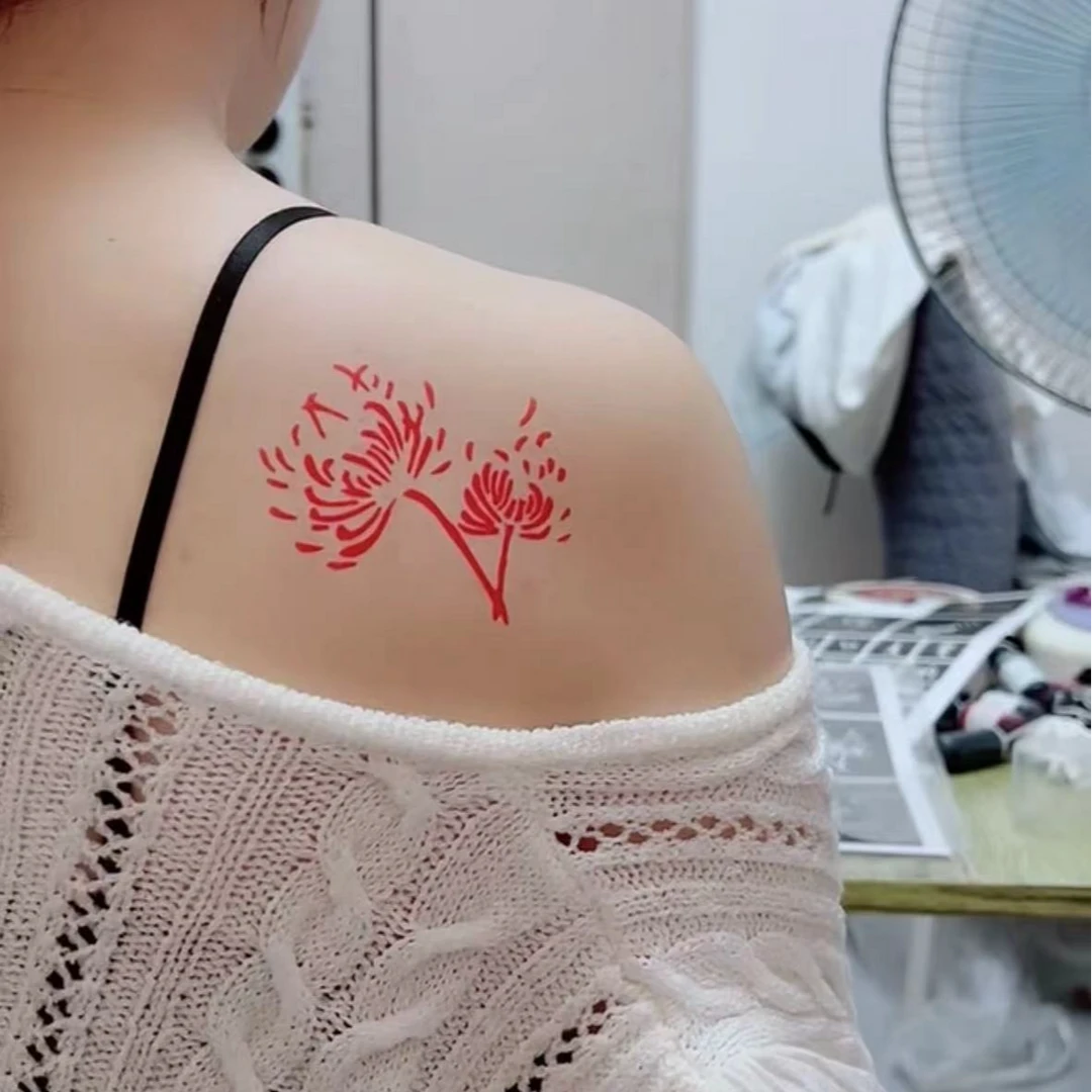 818镂空贴纸锁骨贴纹身贴