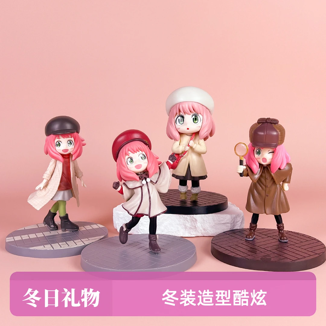 间谍过家家阿尼亚剧场版福杰冬装手办动漫摆件潮玩周边装饰摆件