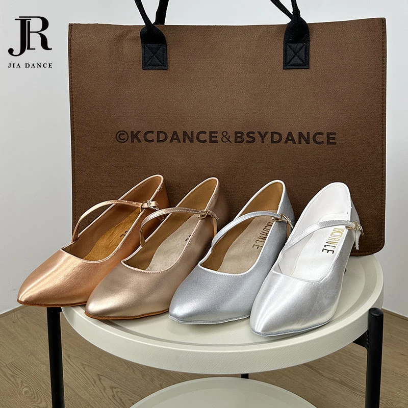 KC.DANCE女士摩登舞鞋PU舞鞋舒适耐穿百搭国标舞鞋