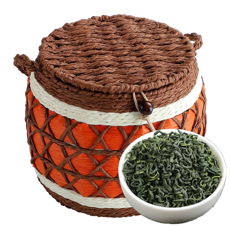 2025新茶叶春茶绿茶碧螺春毛尖茶日照高山云雾浓香型礼盒提篮500g