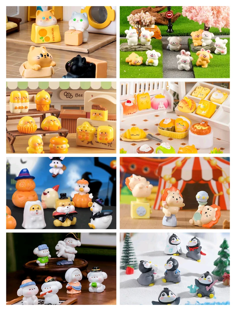 【年底清仓】动物食玩系列萌粒迷你小物件