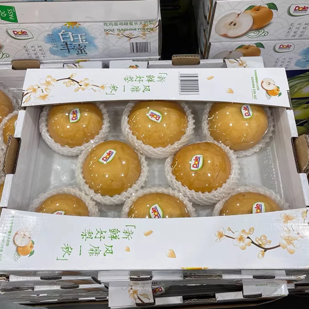【果然好】都了白玉丰蜜梨皮薄多汁肉质细腻当季新鲜水果礼盒装包邮