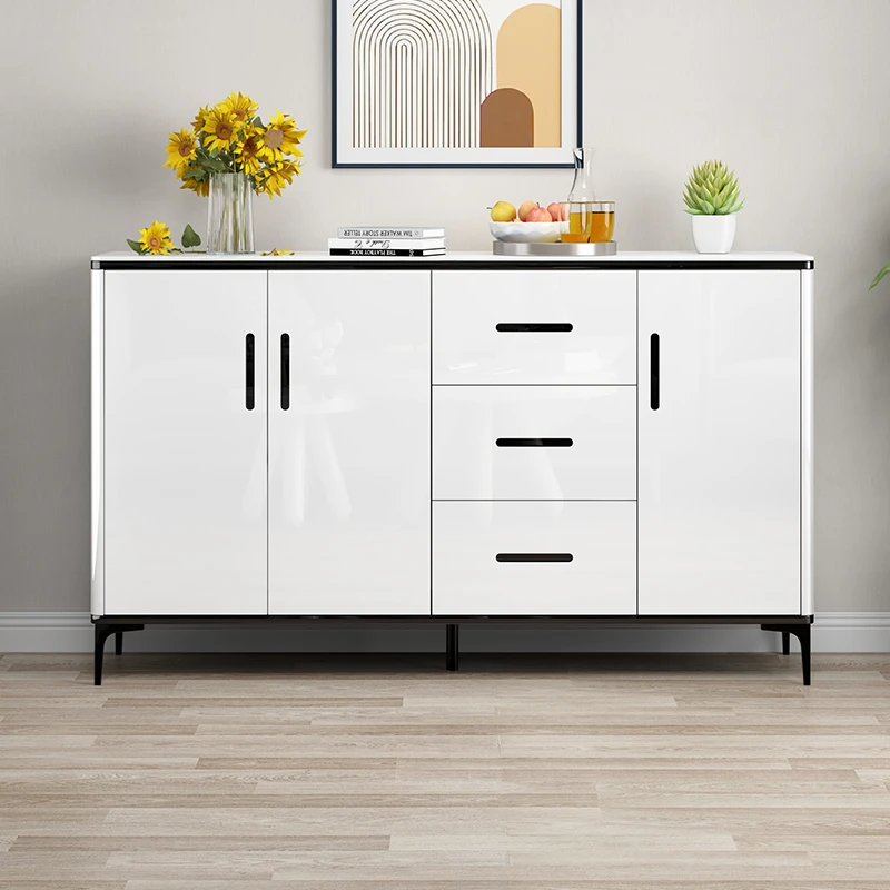 餐边柜现代简约家用大容量储物柜茶水柜多功能一体式靠墙收纳柜子