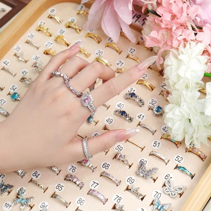 铜合金戒指 铜合金戒指 初始盘小梅直播间专属戒指