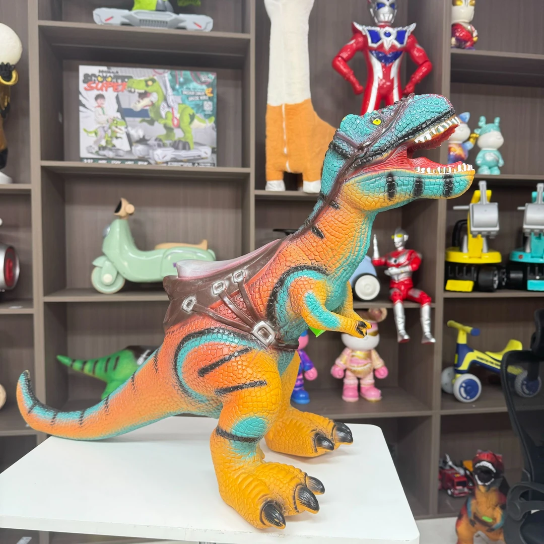 BL霸王龙玩具【长62高38cm 斜长76cm可坐骑恐龙 早教版配电池