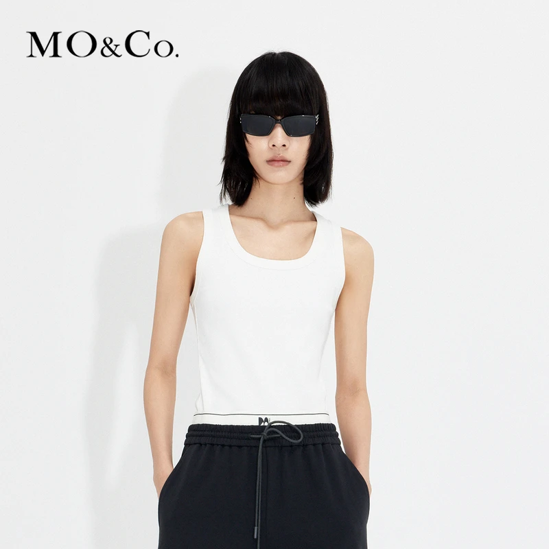 【5A抗菌】MOCO夏季解构露肤工字背心内搭外穿风感波粒MBD2VETT02