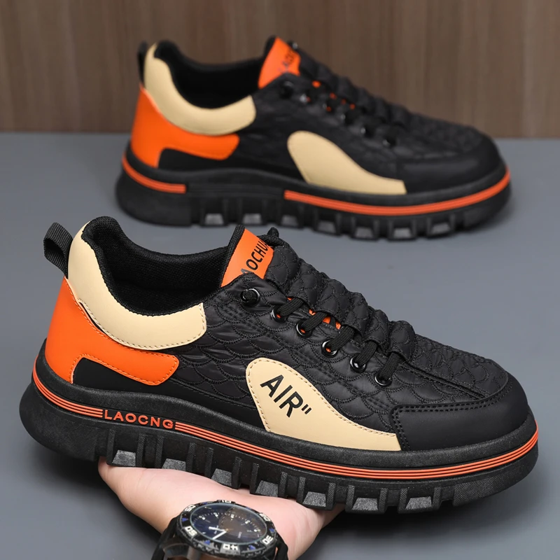 【国潮精选】秋季新款高帮男士运动休闲鞋板鞋厚底增高时尚百搭潮鞋