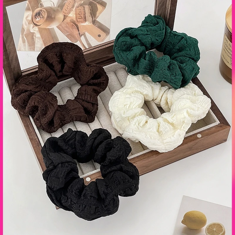 猪大肠发圈秋冬头绳2023年新款肥肠皮筋女扎头气质ins韩系皮套