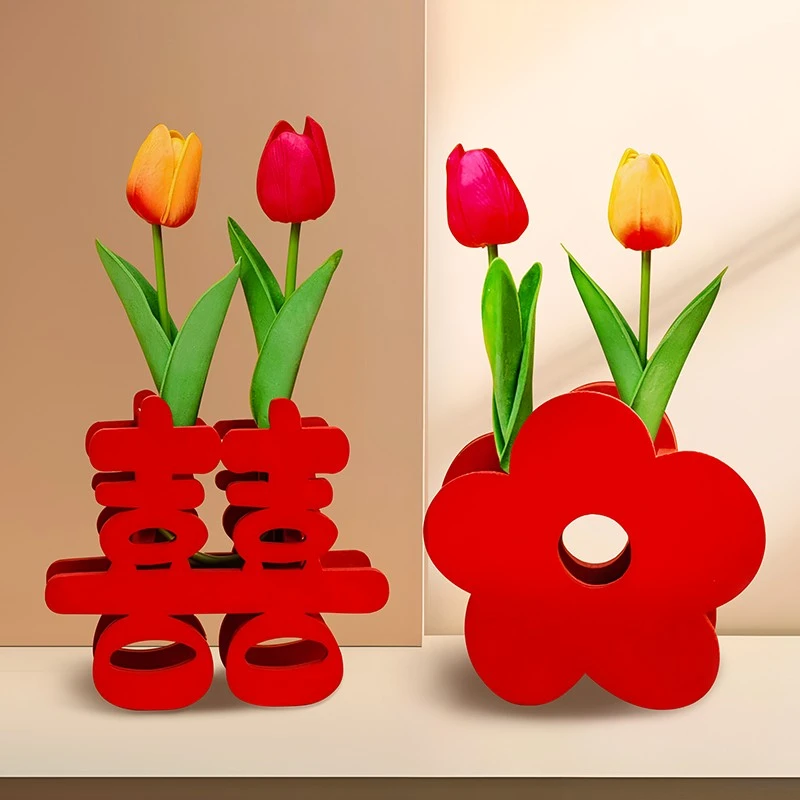 立体喜字摆件结婚专用订婚婚房布置卧室装饰客厅婚礼摆台婚庆用品