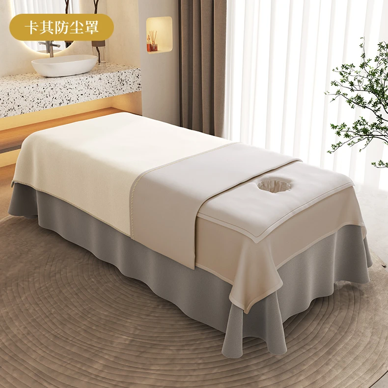 茉缘美容院专用亲肤一客一换高端纯色床单趴洞巾防尘罩单拍链接