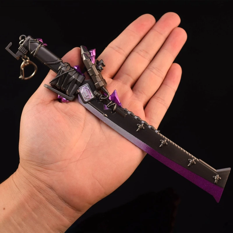 和平精英火焰刀摆件金属武器模型绝地求生合金桌面摆件挂件吃鸡