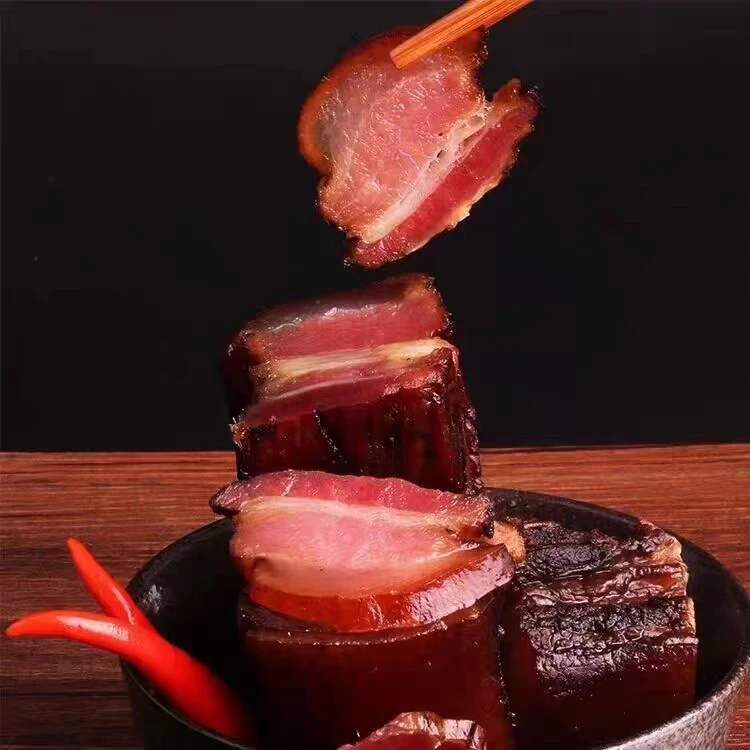 湖南正宗农家土猪柴火烟熏腊肉果木新鲜烟熏五花腊肉老腊肉香味
