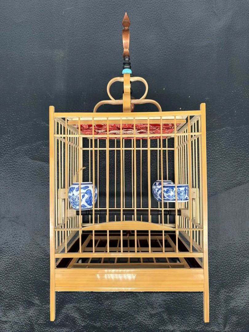 川笼斗四方秀眼紫燕手工制作全套配齐